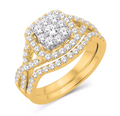 14KT Gold Diamond Women's Ring 0.45CTW