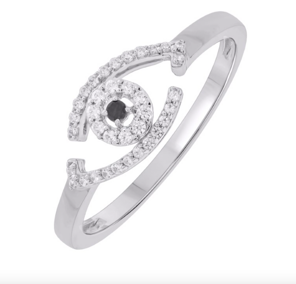 10KT Gold Diamond Women's Ring 0.15CTW