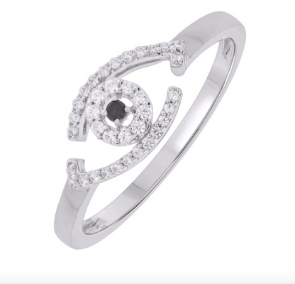 10KT Gold Diamond Women's Ring 0.15CTW