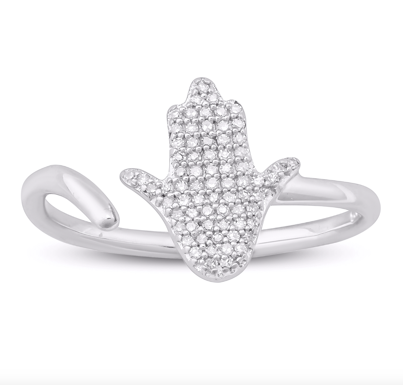 10KT Gold Diamond Women's Ring 0.12CTW