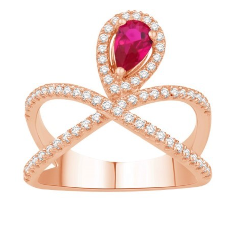 14KT Gold Diamond Women's Ring 1.83CTW