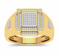 10K Gold Diamond Men's Ring 0.25CT