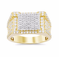 10K Gold Diamond Men's Ring 1.69CT