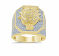 10K Gold Diamond Men's Ring 1.15CT