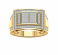 10K Gold Diamond Men's Ring 0.33CT