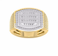 10K Gold Diamond Men's Ring 1.00CT