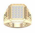 10K Gold Diamond Men's Ring 0.75CT