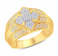 10K Gold Diamond Men's Ring 0.46CT