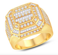 14K Gold Diamond Men's Ring 2.49CT
