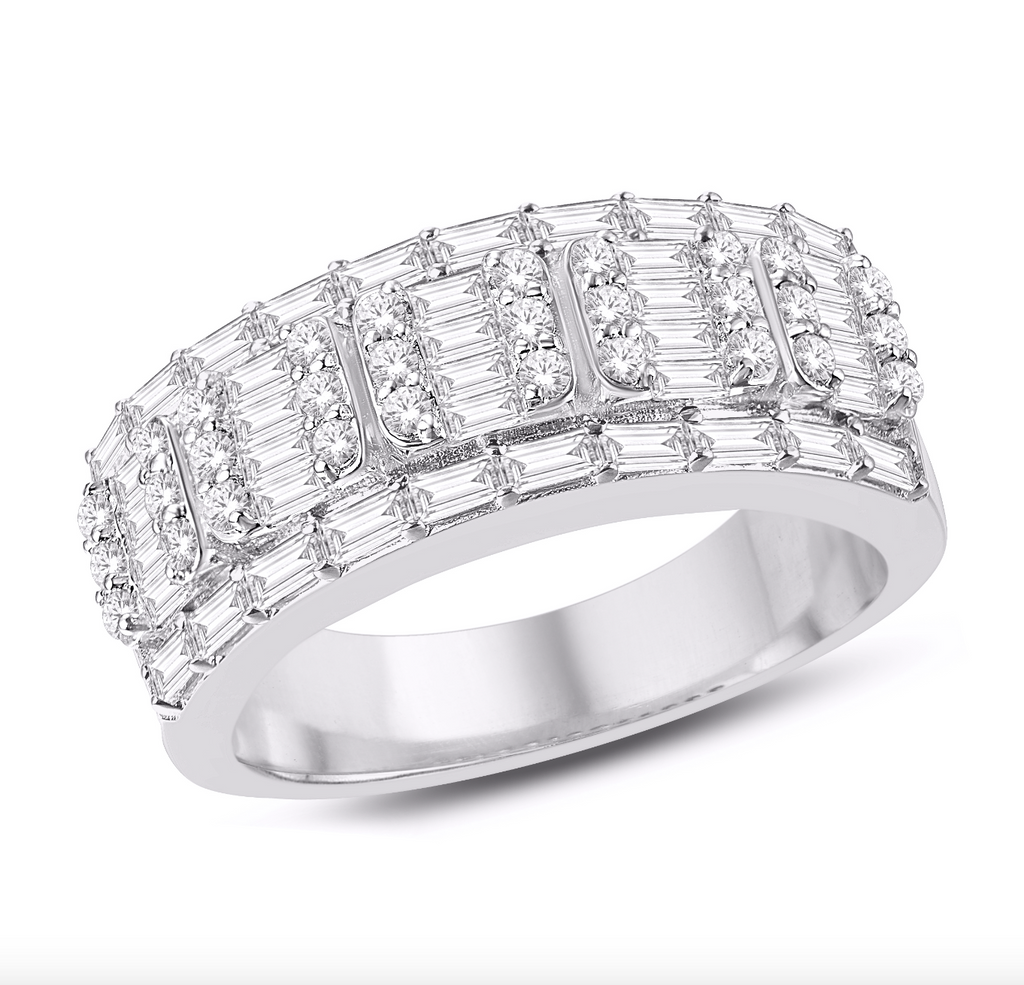14K Gold Diamond Men's Ring 1.50CT