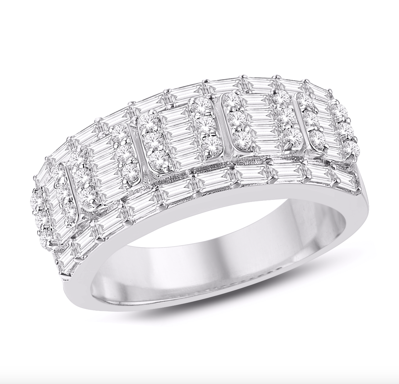 14K Gold Diamond Men's Ring 1.50CT