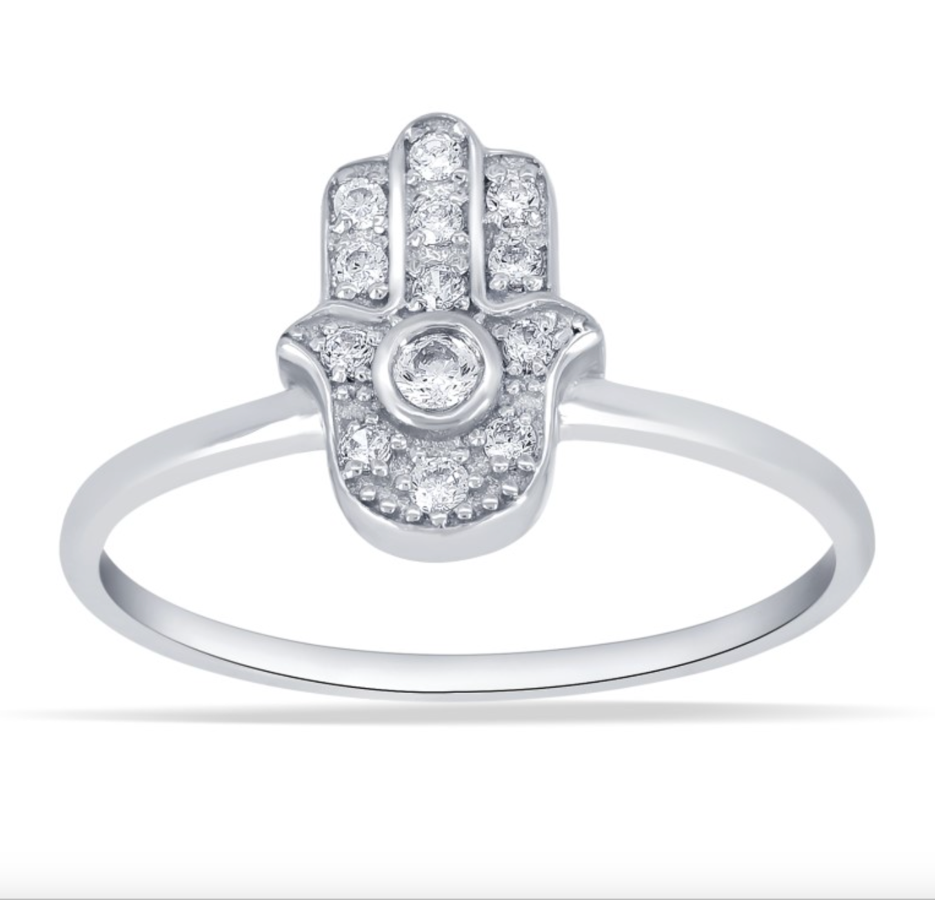 10KT Gold Diamond Women's Ring 0.13CTW