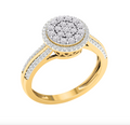 10KT Gold Diamond Women's Ring 0.25CTW