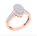 10KT Gold Diamond Women's Ring 0.25CTW