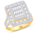 14KT Gold Diamond Women's Ring 1.58CTW