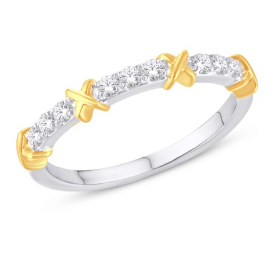 14KT Gold Diamond Women's Ring 0.25CTW
