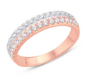 14KT Gold Diamond Women's Ring 0.50CTW