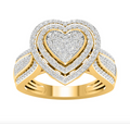 10KT Gold Diamond Women's Ring 0.50CTW
