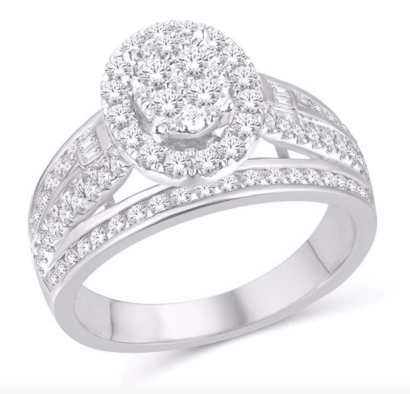 14KT Gold Diamond Women's Ring 3.00CTW