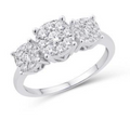 10KT Gold Diamond Women's Ring 0.50CTW