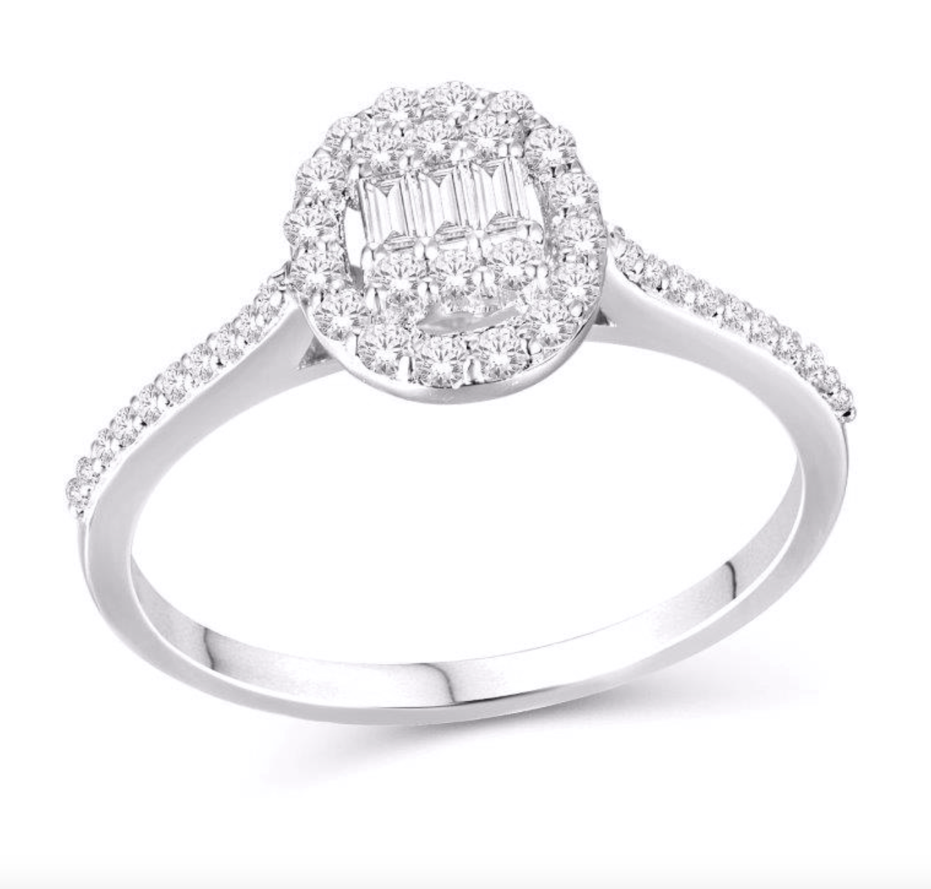 10KT Gold Diamond Women's Ring 0.33CTW