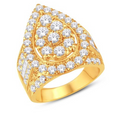 10KT Gold Diamond Women's Ring 3.03CTW