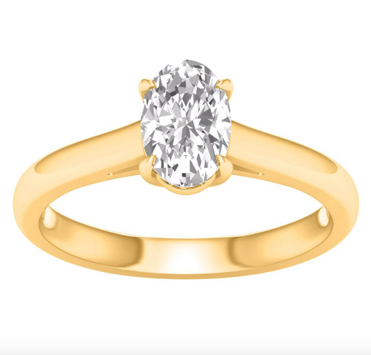 14KT Gold Diamond Women's Ring 1.00CTW(LAB GROWN DIAMONDS)