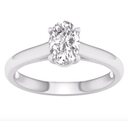 14KT Gold Diamond Women's Ring 1.00CTW(LAB GROWN DIAMONDS)