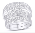 14K Trio Bridal Set 0.50CTW
