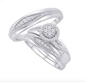 14K Trio Bridal Set 0.33CTW