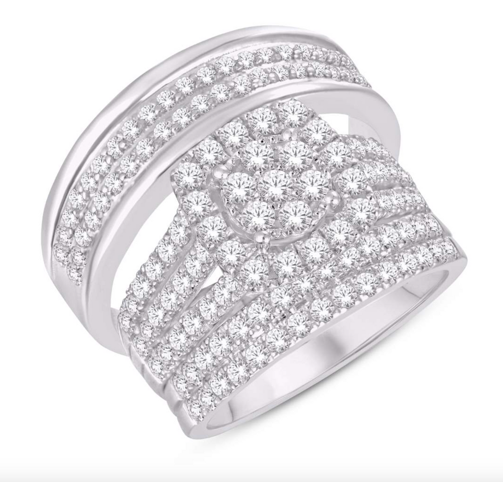 10K Trio Bridal Set 2.50CTW