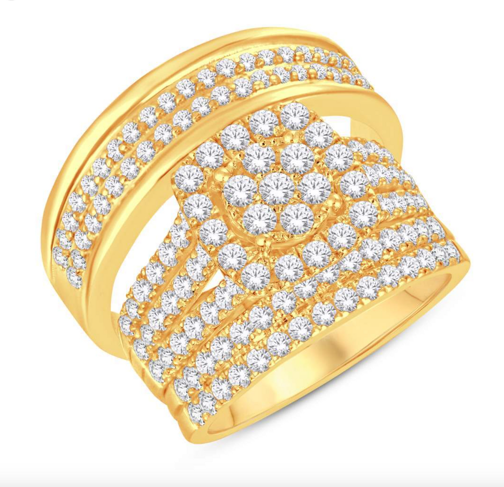 10K Trio Bridal Set 2.50CTW