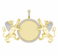 10K Gold Diamond Custom Memory Charm Pendant 1.00CT