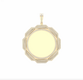 10K Gold Diamond Custom Memory Charm Pendant 1.50CT