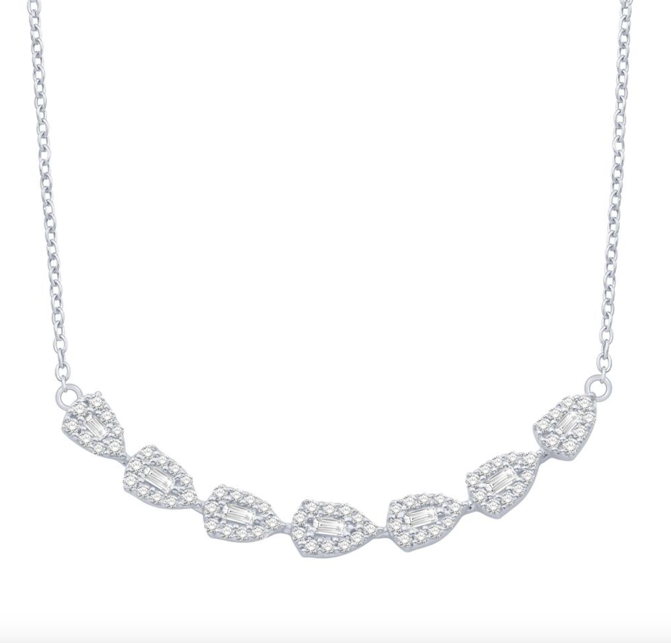 14K Gold Diamond Pendant with Chain 0.31CTW