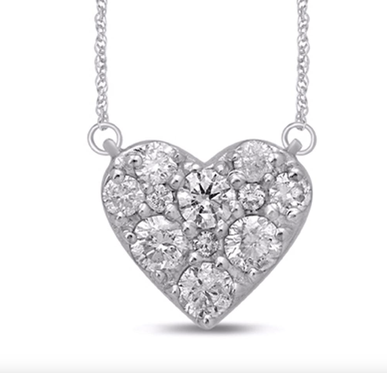 14K Gold Diamond Pendant with Chain 0.40CTW