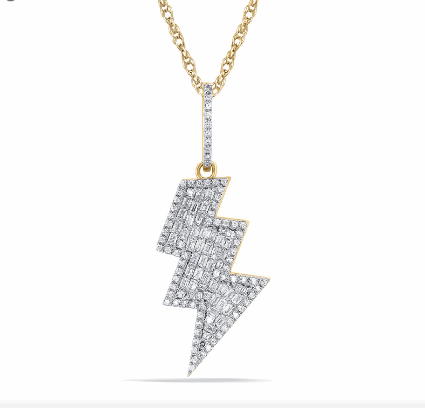 10K Gold Diamond Pendant 0.66CT