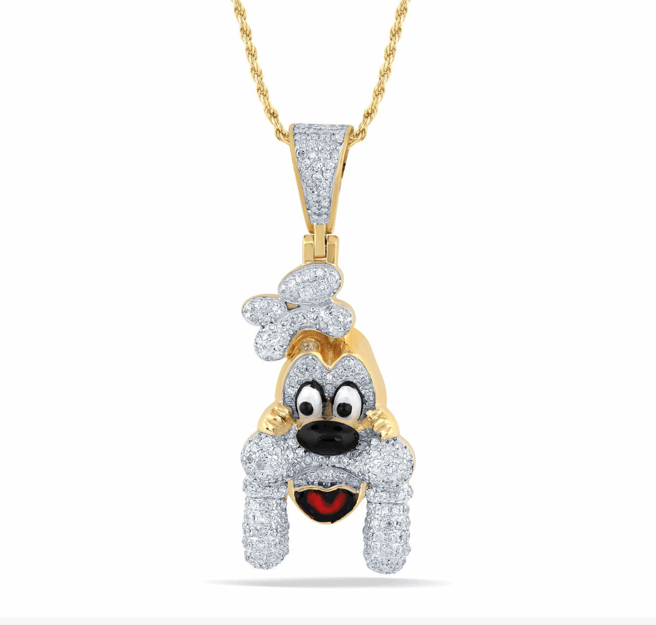 10K Gold Diamond Pendant 0.65CT