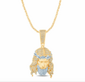 10K Gold Diamond Pendant 0.70CT
