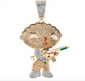 10K Gold Diamond Pendant 0.83CT