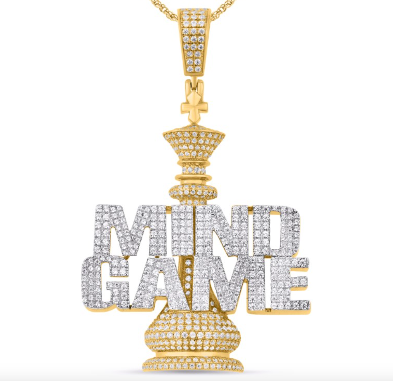 10K Gold Diamond Pendant 1.63CT