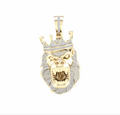 10K Gold Diamond Pendant 0.75CT