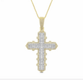10K Gold Diamond Pendant 1.00CT
