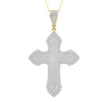 10K Gold Diamond Pendant 1.44CT