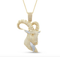 10K Gold Diamond Pendant 5.00CT