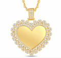 10K Gold Diamond Custom Memory Pendant 3.25CT
