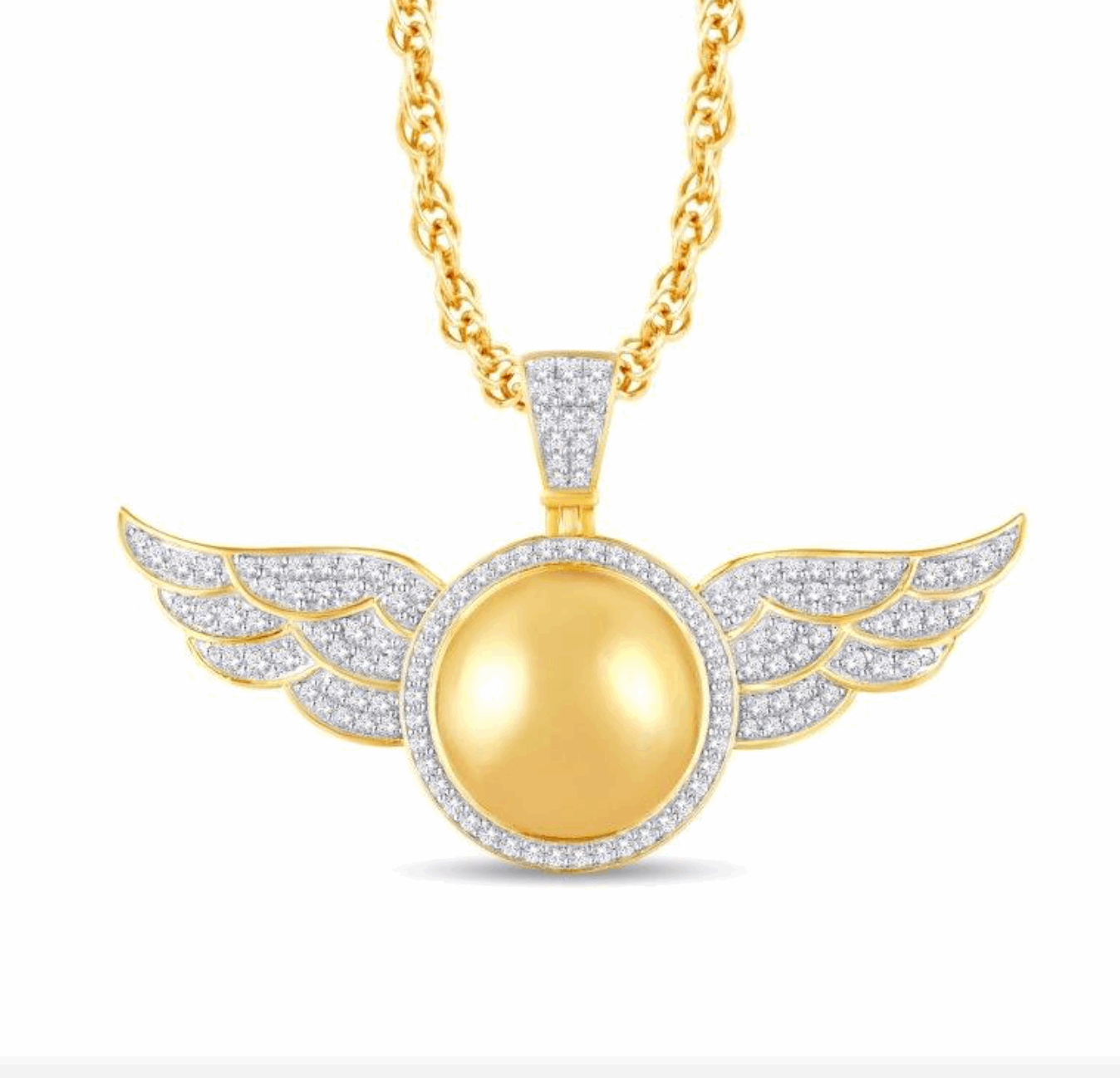 10K Gold Diamond Custom Memory Pendant 3.00CT