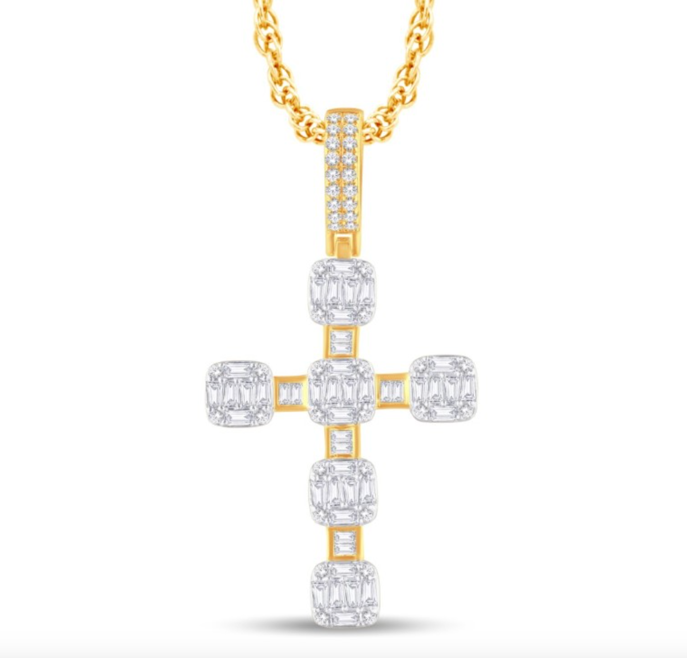 10K Gold Diamond Pendant 1.50CT