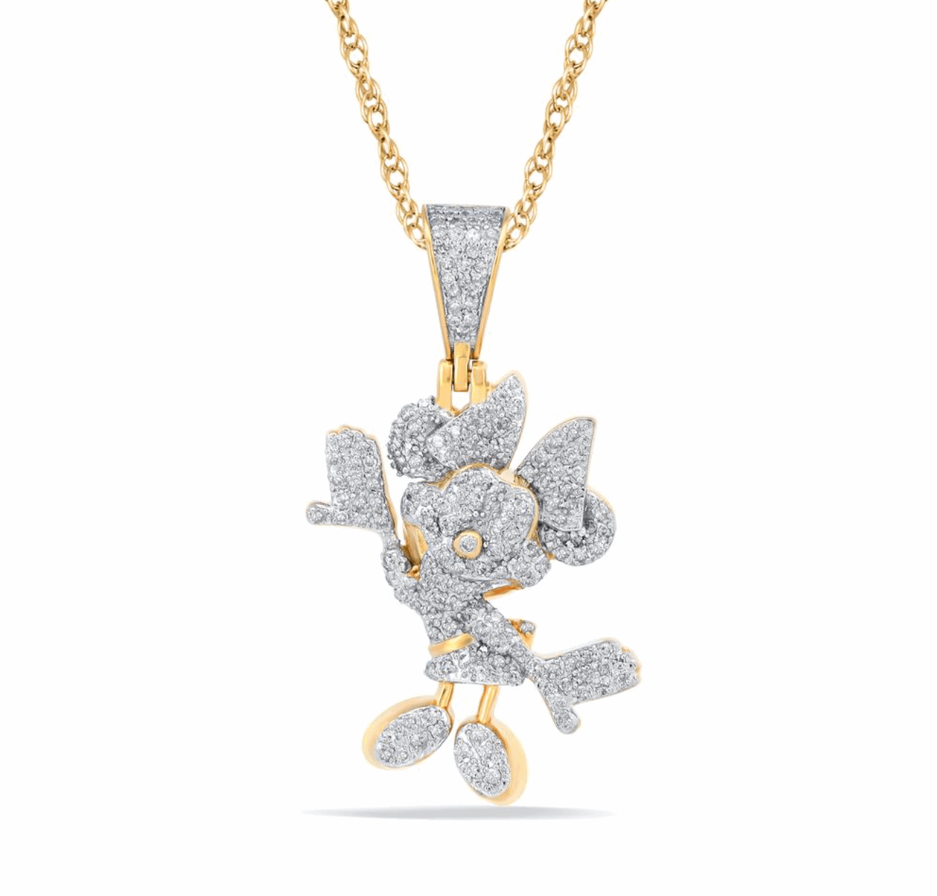 10K Gold Diamond Pendant 0.54CT