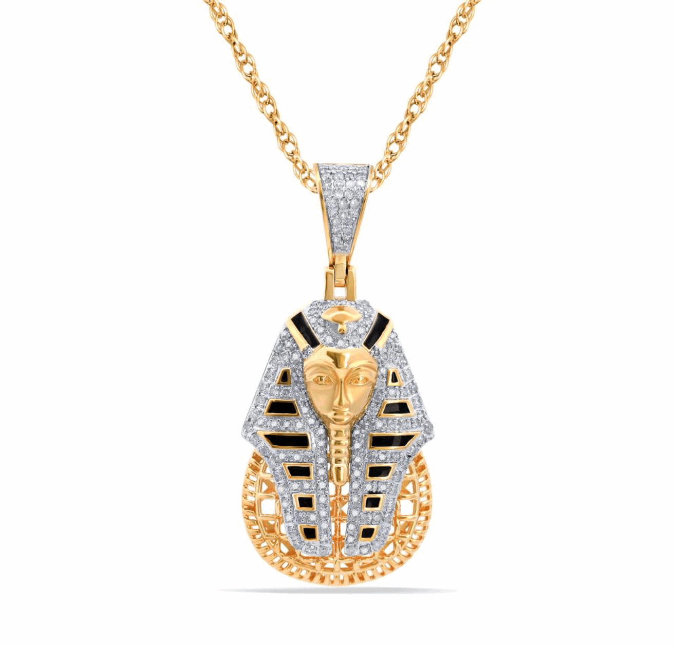 10K Gold Diamond Pendant 0.47CT